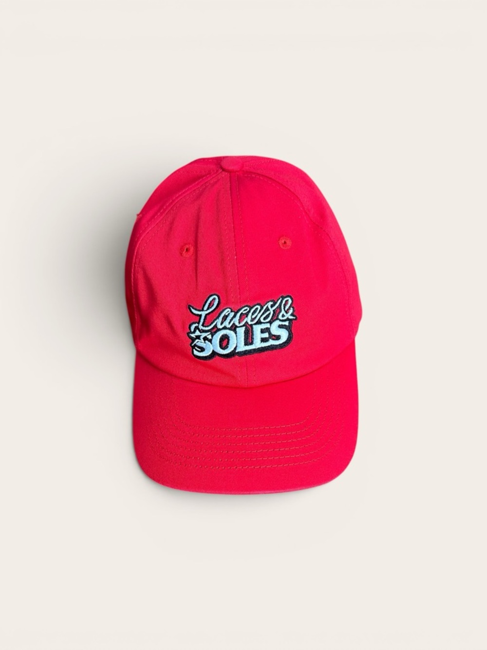 Laces & Soles Red Baseball Cap
